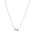 Collier pierre et disque – bijou fait main LYLAN