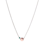 Collier pierre et disque – bijou fait main LYLAN (vue 4)
