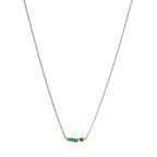 Collier pierres en barrette – bijou fait main LYLAN