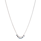 Collier pierres en grappe – bijou fait main LYLAN (vue 4)