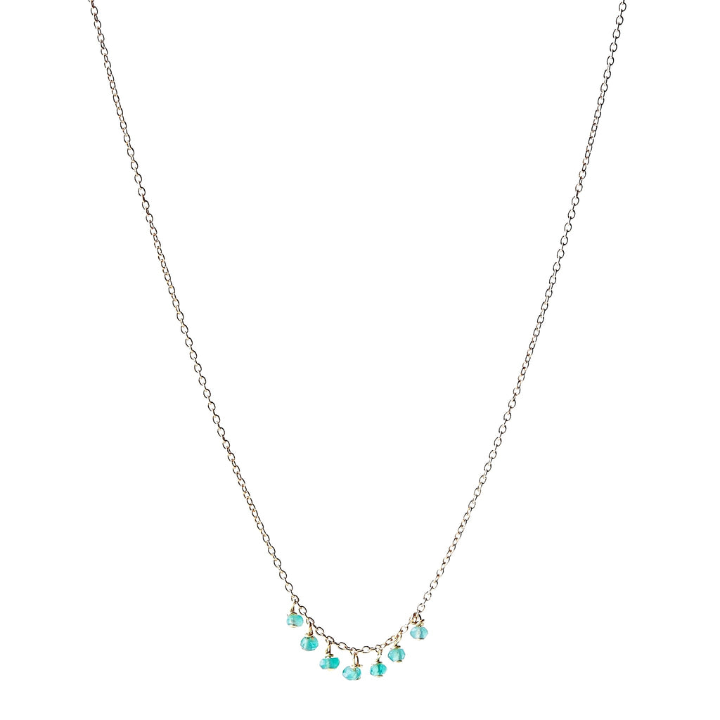 Collier pierres en grappe – bijou fait main LYLAN