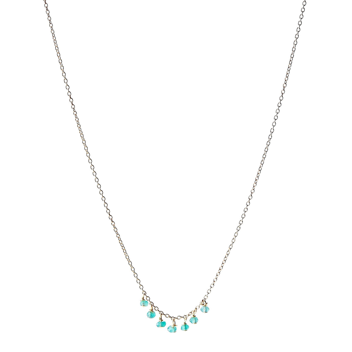 Collier pierres en grappe – bijou fait main LYLAN