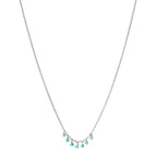 Collier pierres en grappe – bijou fait main LYLAN (vue 2)