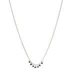 Collier pierres en grappe – bijou fait main LYLAN (vue 3)